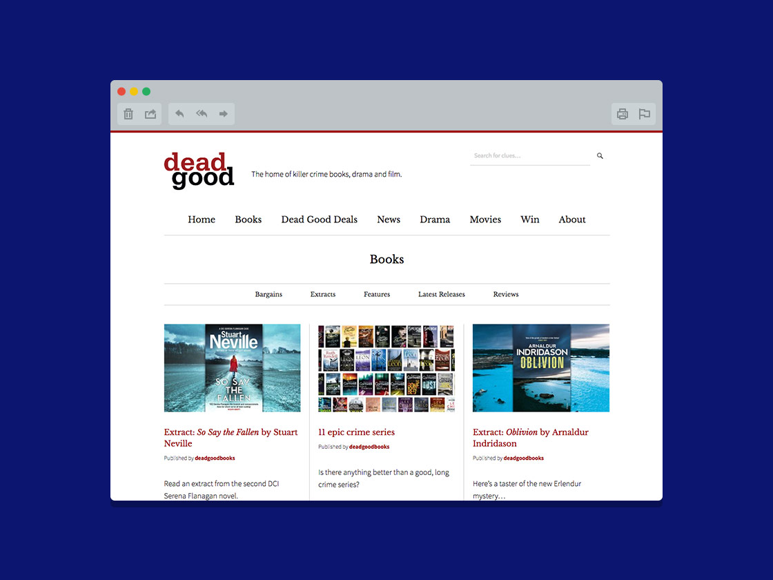 Deadgood Books Website