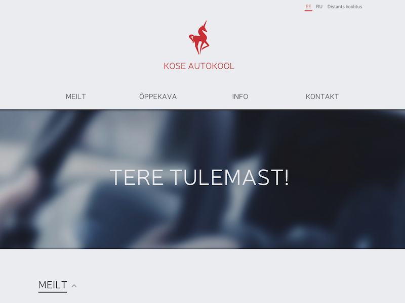 Autokool Kose website design