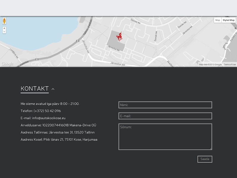 Autokool Kose website design
