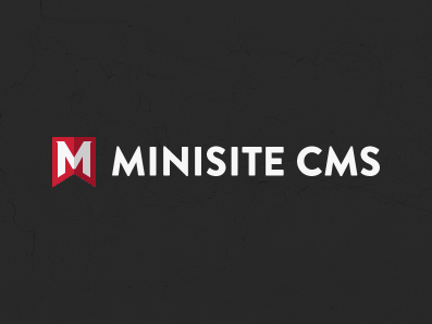 Minisite CMS logo design
