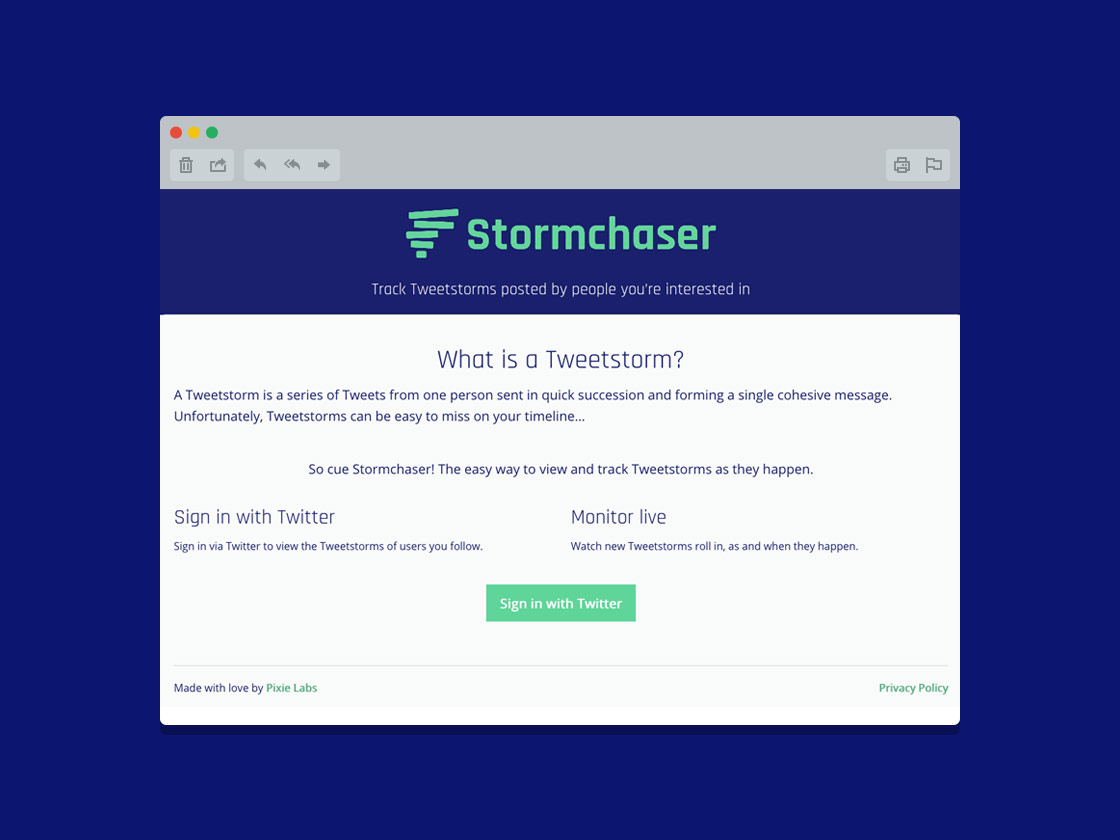 Stromchaser website