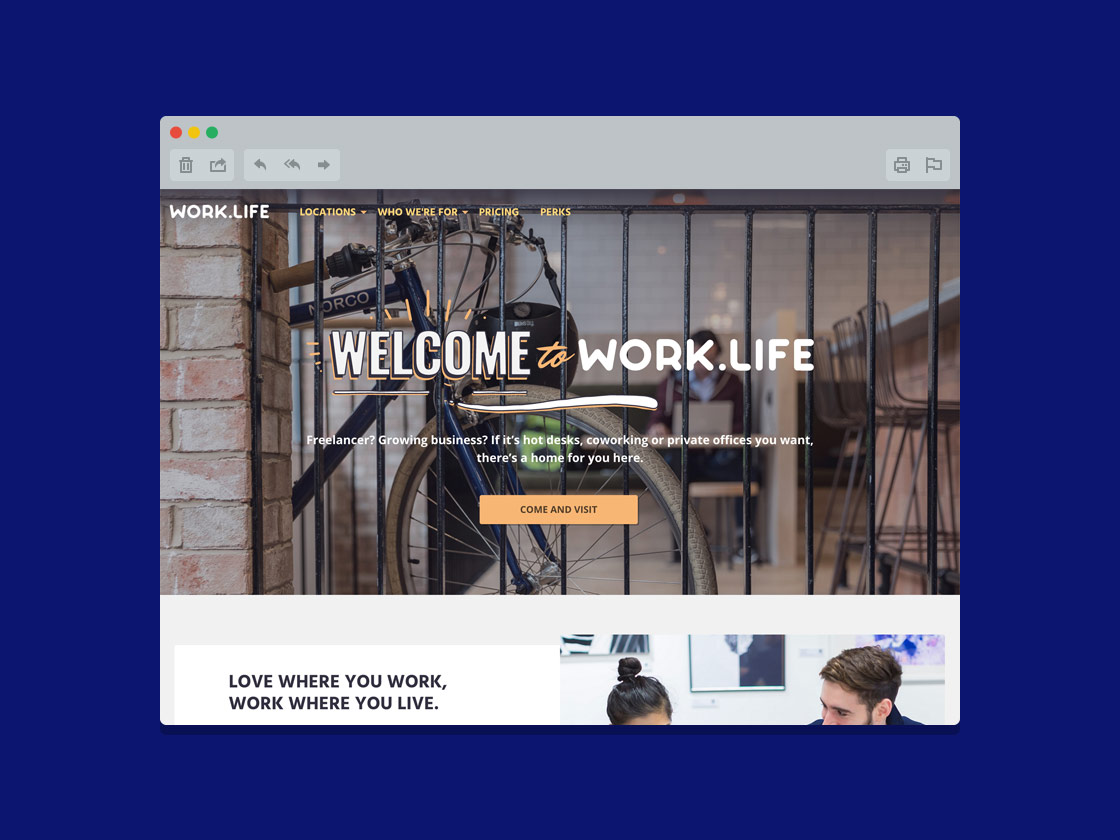 Work.Life Website Front