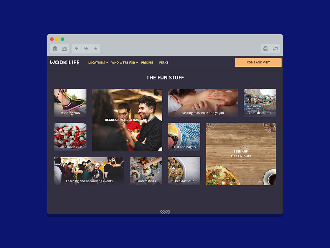 Work.Life Perks Page